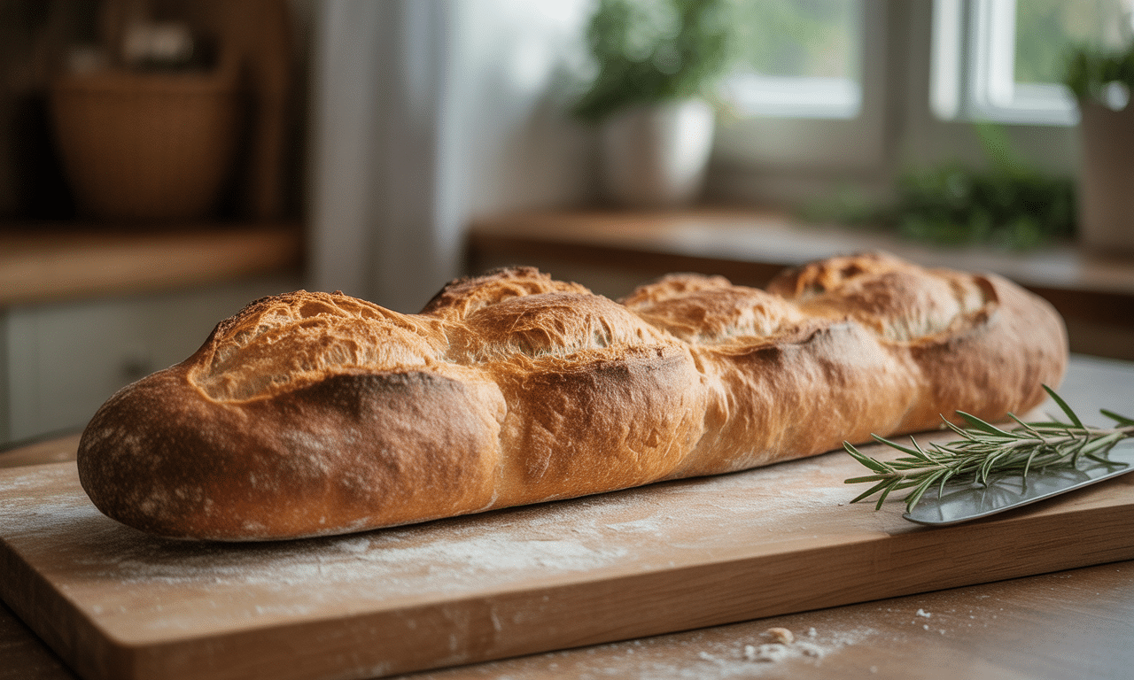 découvrez la recette facile de la baguette rustique sans pétrissage pour réaliser un pain maison croustillant, savoureux et rapide à préparer. idéale pour débuter en boulangerie !