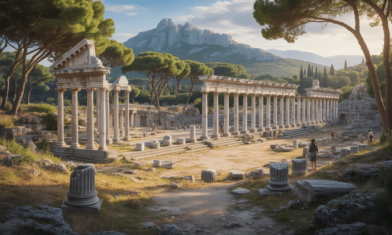 explorez le site archéologique de glanum, un lieu riche en trésors et en histoire. découvrez ses vestiges antiques lors d'une visite captivante au cœur de la provence.