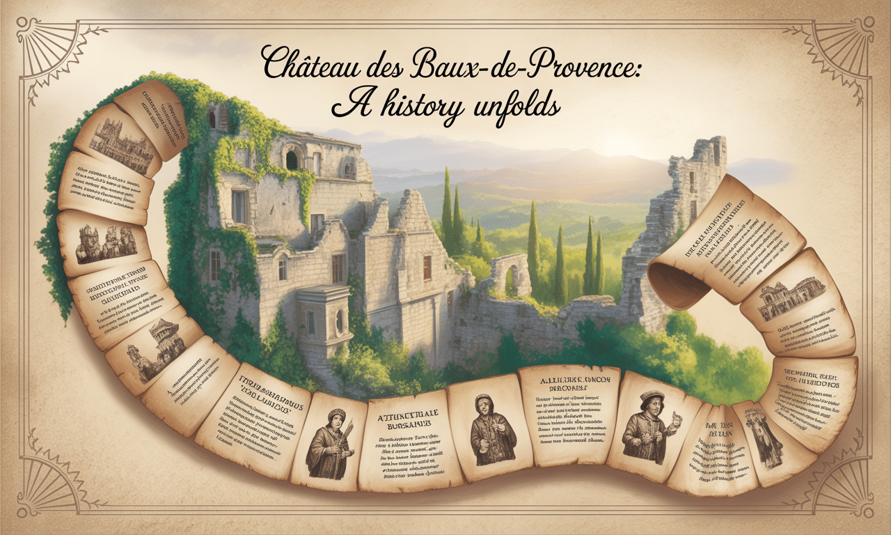 partez à la découverte du château des baux de provence, un joyau médiéval incontournable niché au cœur des alpilles. explorez son histoire fascinante, ses remparts majestueux et ses panoramas exceptionnels lors de votre visite en provence.