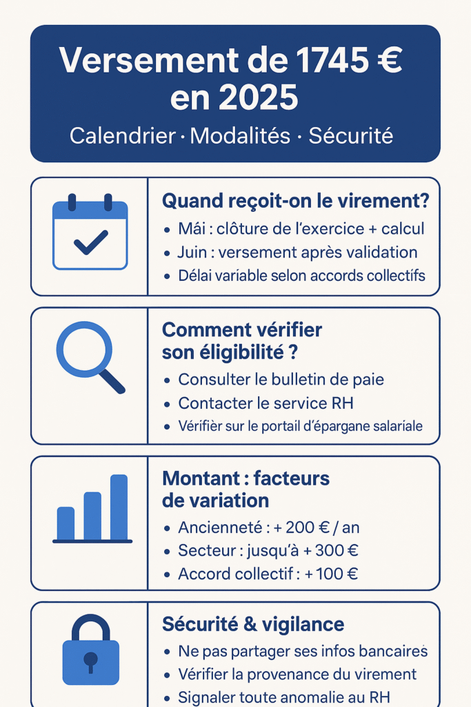 infographeis sur le versement des 1745€