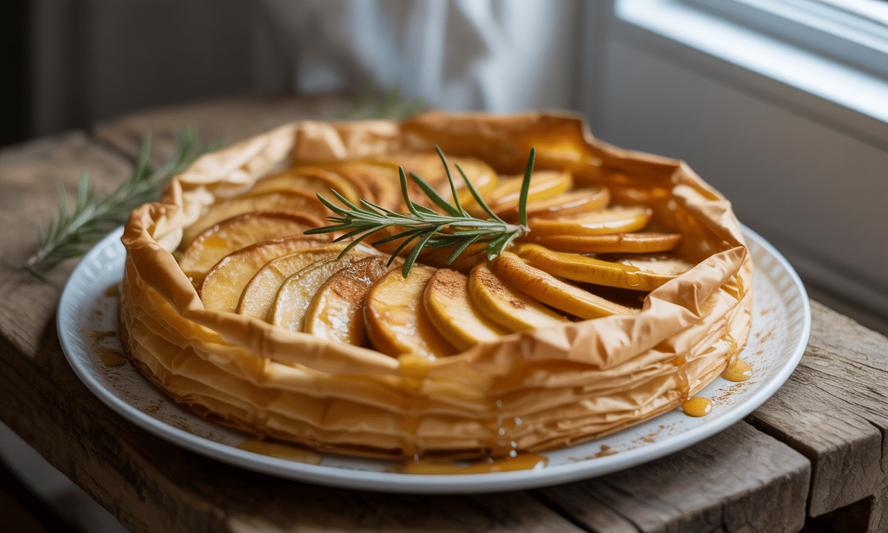 découvrez comment préparer une croustade aux pommes légère et croustillante grâce à la pâte filo. une recette facile et gourmande pour un dessert fruité et léger, parfait pour toutes les occasions !