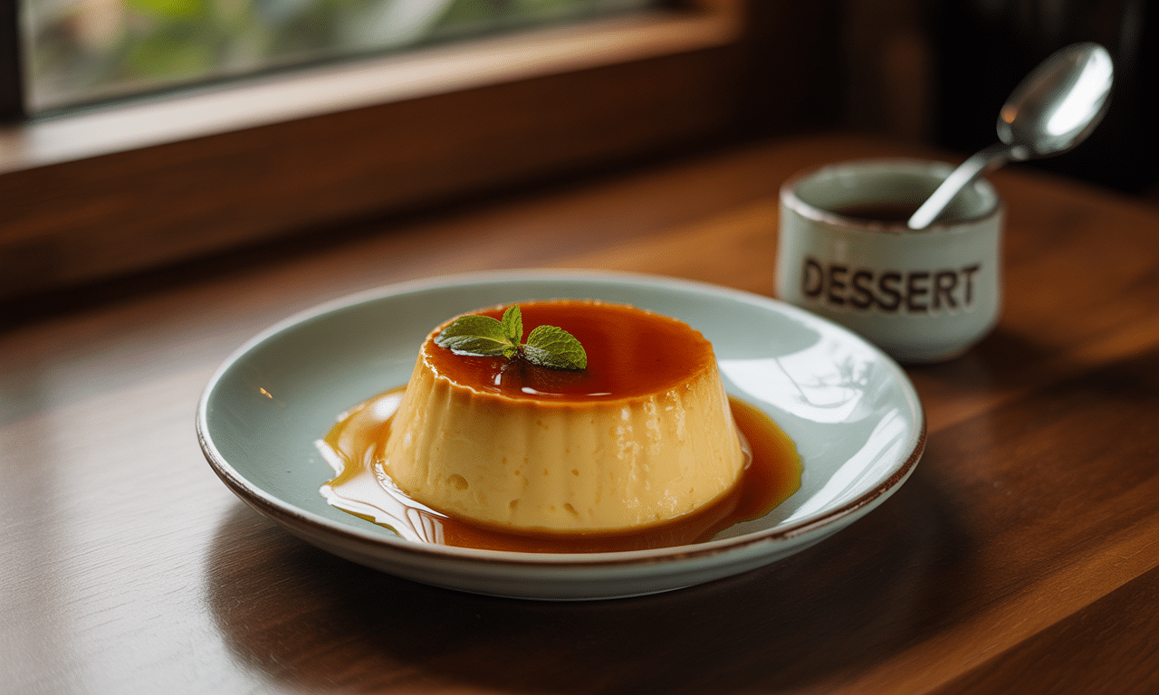 découvrez la recette authentique du flan aux œufs, facile à préparer chez vous ! savourez un dessert traditionnel, onctueux et gourmand, idéal pour régaler toute la famille.