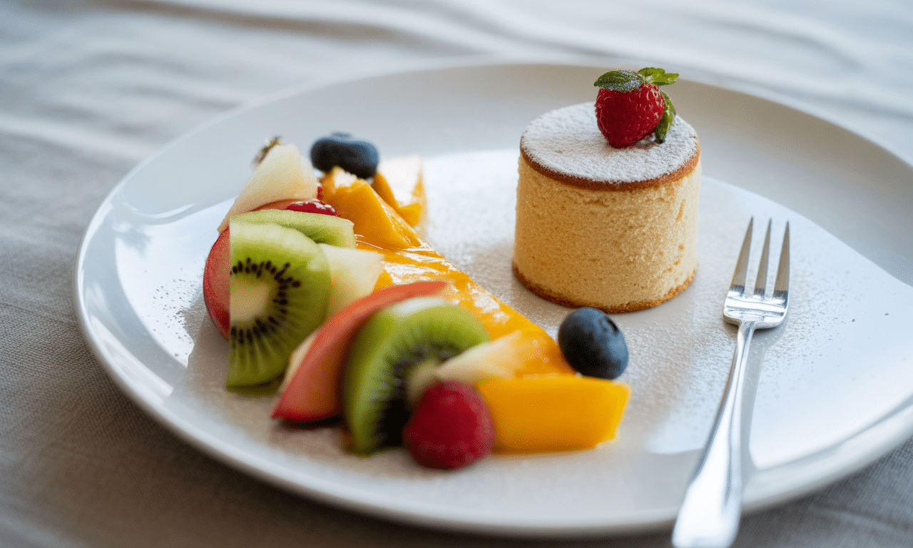 découvrez la recette parfaite d’un gâteau léger accompagné d’une salade de fruits frais : une pause gourmande, saine et pleine de saveurs, idéale pour se faire plaisir sans culpabiliser.