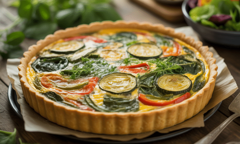 découvrez notre recette facile de quiche aux légumes sans pâte, légère, savoureuse et parfaite pour un repas équilibré et rapide. idéale pour toute la famille !